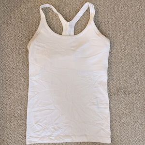 Lululemon Ebb to Street Tank Top white